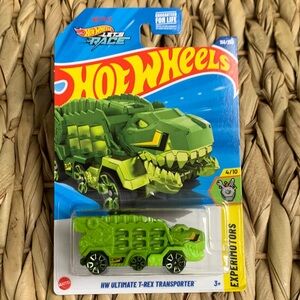 HW Ultimate T-Rex Transporter Hot Wheels Green Trex Truck HotWheels Car New 2025